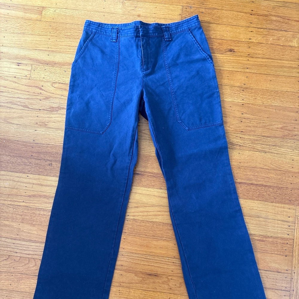 Burberry Indigo/Purple Wide Leg Pants